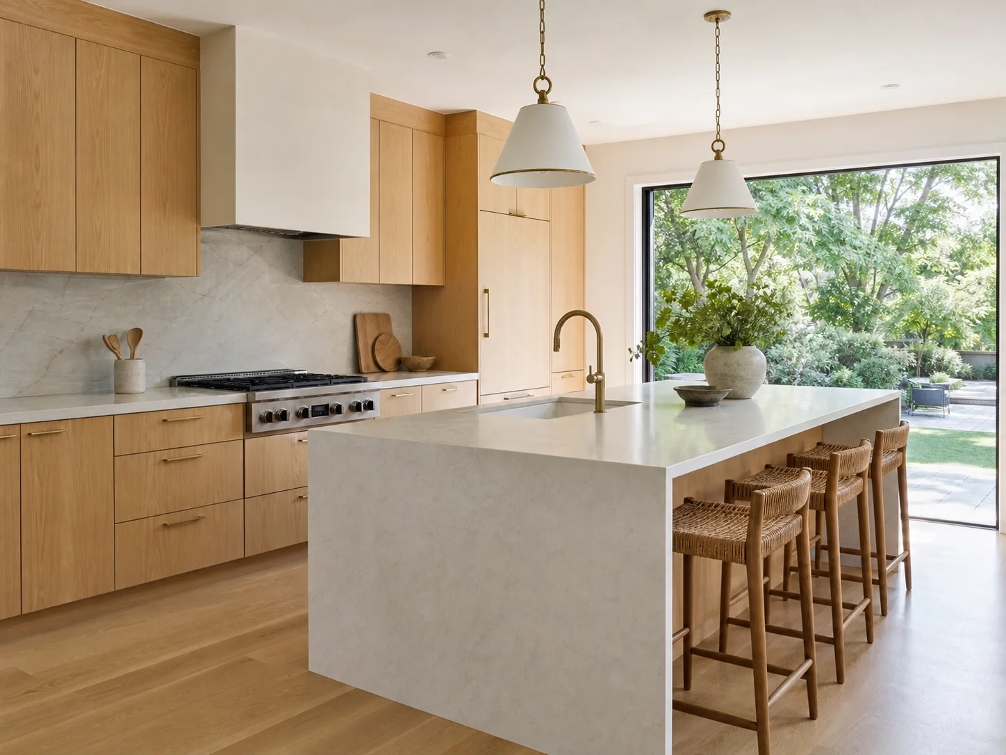 A bright and tidy kitchen